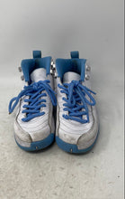 Load image into Gallery viewer, Nike Boys Air Jordan 12 153265-112 White Blue Lace-Up Basketball Shoes Size 6Y
