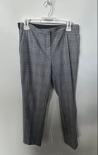 Load image into Gallery viewer, Zara Womens Multicolor Plaid Slash Pockets Straight Leg Ankle Pants Size Large

