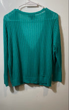 Load image into Gallery viewer, Worthington Womens Green Knit Long Sleeve Button Front Cardigan Sweater Size XL
