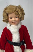 Load image into Gallery viewer, Danbury Mint Red Santa's Helper Shirley Temple Series Christmas Collectible Doll
