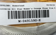 Load image into Gallery viewer, Converse Womens Chuck Taylor All Star Scallop Ox Orange Sneaker Shoes Size 6

