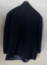 Load image into Gallery viewer, GS Perfect Fit Mens Blue Notch Lapel Single-Breasted Two-Button Blazer Size 52R
