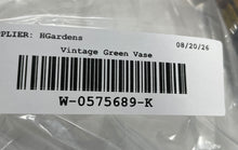 Load image into Gallery viewer, Vintage Taller Artesanal Raquel Perez Green Brown Handmade Ceramic Flower Vase
