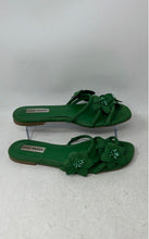 Load image into Gallery viewer, Steve Madden Womens Green Open Toe Slip-On Flat Slide Sandals Size 9M
