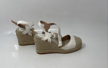 Load image into Gallery viewer, Cole Haan Womens Cloudfeel Cream Wedge Heel Espadrille Sandals Size 5
