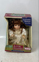 Load image into Gallery viewer, Classic Treasures Animated And Musical Porcelain Doll In Victorian Dress w/ Box
