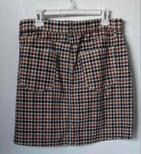 Load image into Gallery viewer, St. John's Bay Womens Multicolor Gingham Pockets Mini Skirt Size 16
