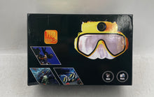 Load image into Gallery viewer, Yellow Black Waterproof Underwater Camera Diving Mask With Box Not Tested
