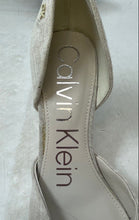 Load image into Gallery viewer, Calvin Klein Womens Gloria Light Gray Slip-On Stiletto D'Orsay Heels Size 7.5M
