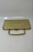 Load image into Gallery viewer, Stylemark Womens Gold Fold Inner Pockets Style Top Handle Clutch Purse
