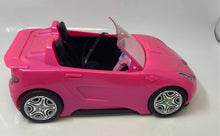 Load image into Gallery viewer, Mattel DVX59 Barbie Glam Pink Convertible Doll 2-Seats Push Car With Seat Belts
