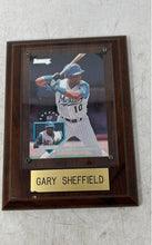 Load image into Gallery viewer, Collectible Gary Sheffield Florida Marlins Collector's Choice Card Display
