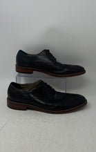Load image into Gallery viewer, Banana Republic Mens Hadley Black Leather Lace-Up Oxford Dress Shoes Size 10.5
