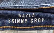 Load image into Gallery viewer, Aeropostale Womens Blue Bayla Denim Skinny Cropped Jeans Pants Size 6
