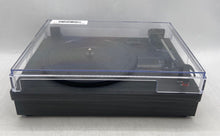 Load image into Gallery viewer, Model R612 Black Turntable Record Player With Speakers Needs Power Cable
