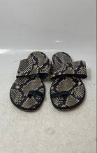 Load image into Gallery viewer, Michael Kors Womens Sonya Gray Animal Print Flats Slide Sandals Size 8.5
