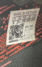 Load image into Gallery viewer, Authentic Adidas Kids Yeezy Boost 350 V2 HP6591 Black Sneaker Shoes Sz 3 Stained

