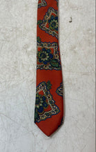 Load image into Gallery viewer, Aperto For Crocodile Mens Multicolor Floral Print Adjustable Designer Tie
