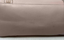 Load image into Gallery viewer, Michael Kors Womens Peach Leather Clear Logo Straps Double Handle Tote Bag
