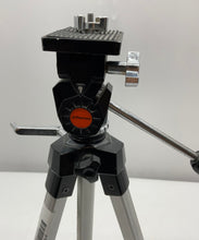 Load image into Gallery viewer, JCPenney Silver Aluminum Classic Adjustable Leg Camera Tripod
