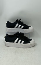 Load image into Gallery viewer, Adidas Womens Nizza Platform FV5321 Black White Sneaker Shoes Size 8
