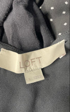 Load image into Gallery viewer, Loft Womens Black Short Sleeve Round Neck Casual Blouse Top Size Large
