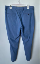 Load image into Gallery viewer, Express Mens Light Blue Wrinkle Resistant Stretch Slim Fit Dress Pants Sz 33x30
