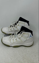 Load image into Gallery viewer, Nike Boys Air Jordan 11 Retro White Blue Lace-Up Sneakers Shoes Size 5.5Y
