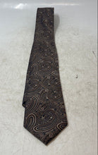 Load image into Gallery viewer, Michael Kors Mens Multicolor Paisley Print Keeper Loop Adjustable Pointed Tie
