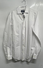 Load image into Gallery viewer, Kenneth Cole Mens White Awearness Slim Fit Stretch Non-Iron Dress Shirt Size L
