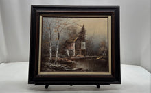 Load image into Gallery viewer, Oil Painting On Canvas Depicting A Water Mill Signed By The Artist Canfield
