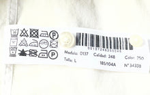 Load image into Gallery viewer, Massimo Dutti Mens White Long Sleeve Collared Button-Up Shirt Size Large
