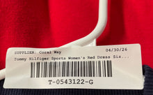 Load image into Gallery viewer, Tommy Hilfiger Sports Womens Red Knee Length Sweatshirt Dress Size XS
