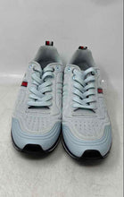 Load image into Gallery viewer, Tommy Hilfiger Mens Vion White Light Blue Red Lace-Up Sneaker Shoes Size 8.5
