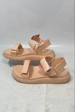 Load image into Gallery viewer, Melissa Womens Papete Peach Color Open Toe Hook And Loop Strappy Sandals Size 6
