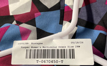 Load image into Gallery viewer, Kasper Womens Multicolor Printed 3/4 Sleeve Sheath Dress Size 24W
