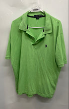 Load image into Gallery viewer, U.S. Polo Assn. Mens Green Collared Short Sleeve Golf Polo Shirt Size XXL

