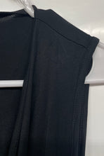 Load image into Gallery viewer, Guberry Womens Black Sleeveless Ruched Surplice V-Neck Blouse Top Size Large
