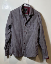 Load image into Gallery viewer, Armani Exchange Mens Purple Long Sleeve Button-Up Shirt Size Medium
