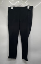 Load image into Gallery viewer, Michael Kors Womens Black Flat Front Regular Fit Skinny Leg Ankle Pants Size M
