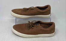 Load image into Gallery viewer, Sperry Boys Spinnaker White Brown Leather Lace-Up Washable Sneaker Shoes Size 3M
