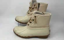 Load image into Gallery viewer, Sperry Top-Sider Womens Saltwater STS80493 Oat Gold Waterproof Duck Boots Sz 9M
