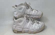 Load image into Gallery viewer, Nike Kids Air More Uptempo 921948-001 White Lace-Up Basketball Shoes Size 5Y
