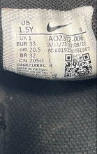 Load image into Gallery viewer, Nike Kids Air Max 270 AO2372-006 Black Low Top Lace-Up Running Shoes Size 1.5Y
