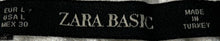 Load image into Gallery viewer, Zara Basic Womens White Flat Front Pockets Wide-Leg Cropped Pants Size Large
