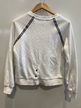 Load image into Gallery viewer, Authentic Armani Exchange Womens White Long Sleeve Pullover Sweatshirt Sz Small
