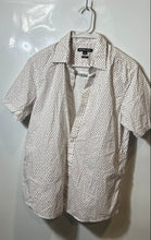 Load image into Gallery viewer, Michael Kors Mens White Floral Print Slim Fit Button-Up Shirt Size Large
