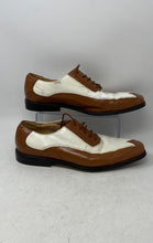 Load image into Gallery viewer, Giorgio Brutini Mens Brown White Leather Lace-Up Derby Dress Shoes Size 11.5M
