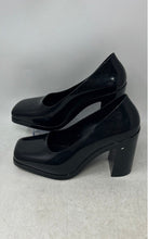 Load image into Gallery viewer, Melissa Womens Shift Black Square Toe Slip-On Block Pump Heels Size 9
