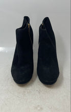 Load image into Gallery viewer, Michael Kors Womens Haven Black Suede Side-Zip Platform Booties Size 8M
